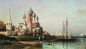 А.П.Боголюбов Крестный ход в Ярославле 1863 г..jpg