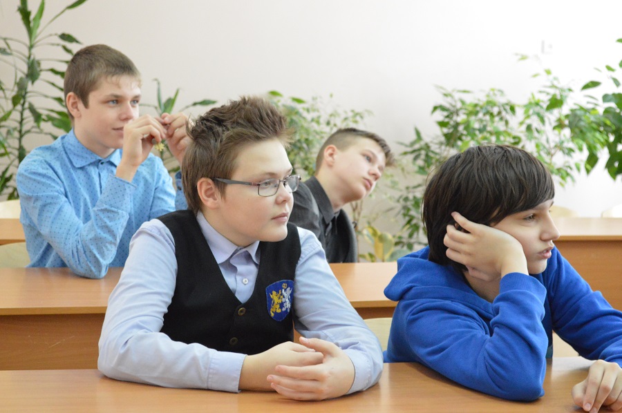 Беседа со школьниками